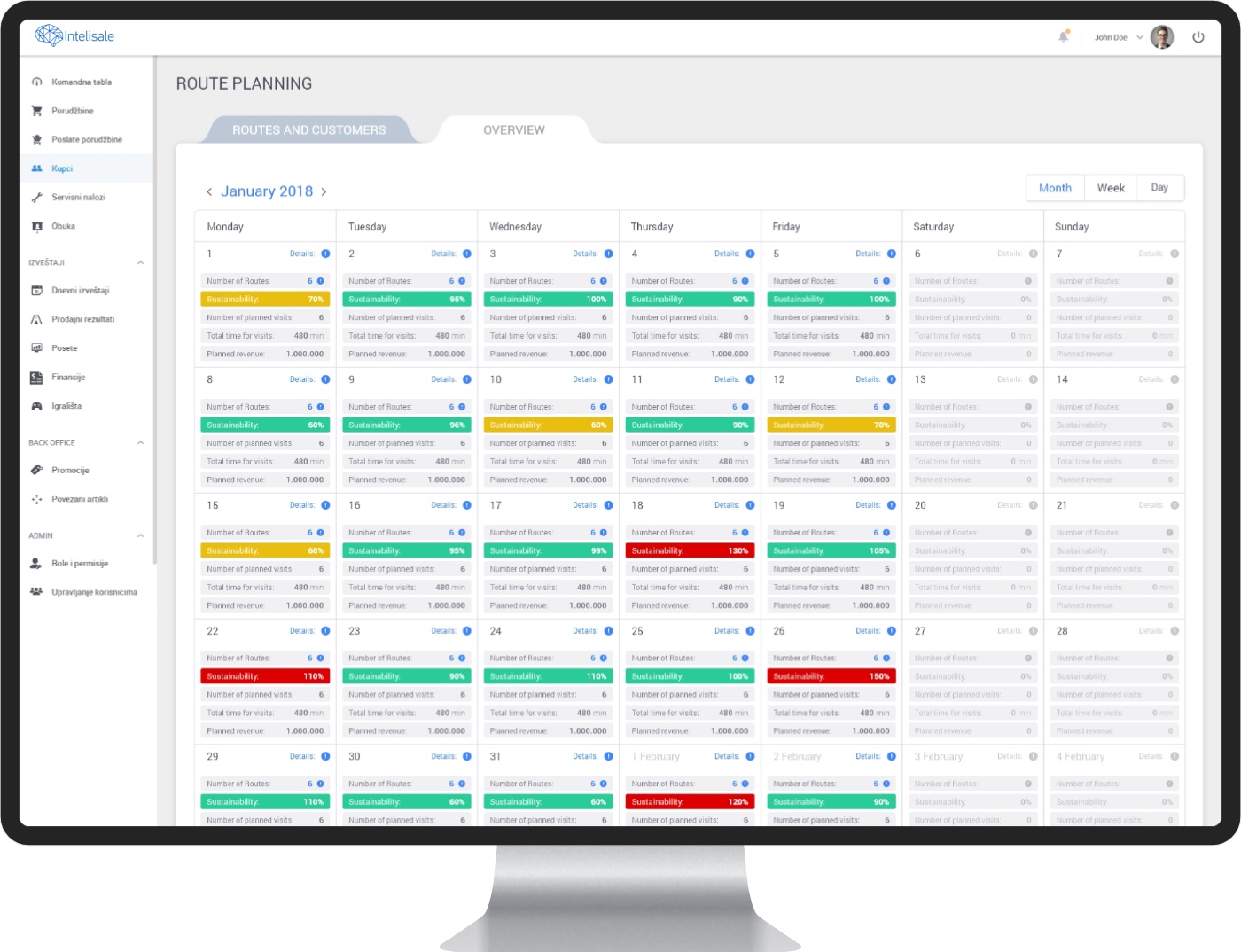 sales route planning app